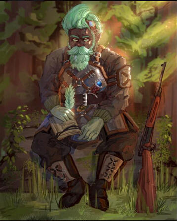 mynnt resting in the forest